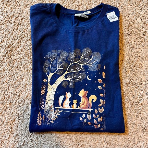 Small Squirrel Fox Shirt - Picture 1 of 5